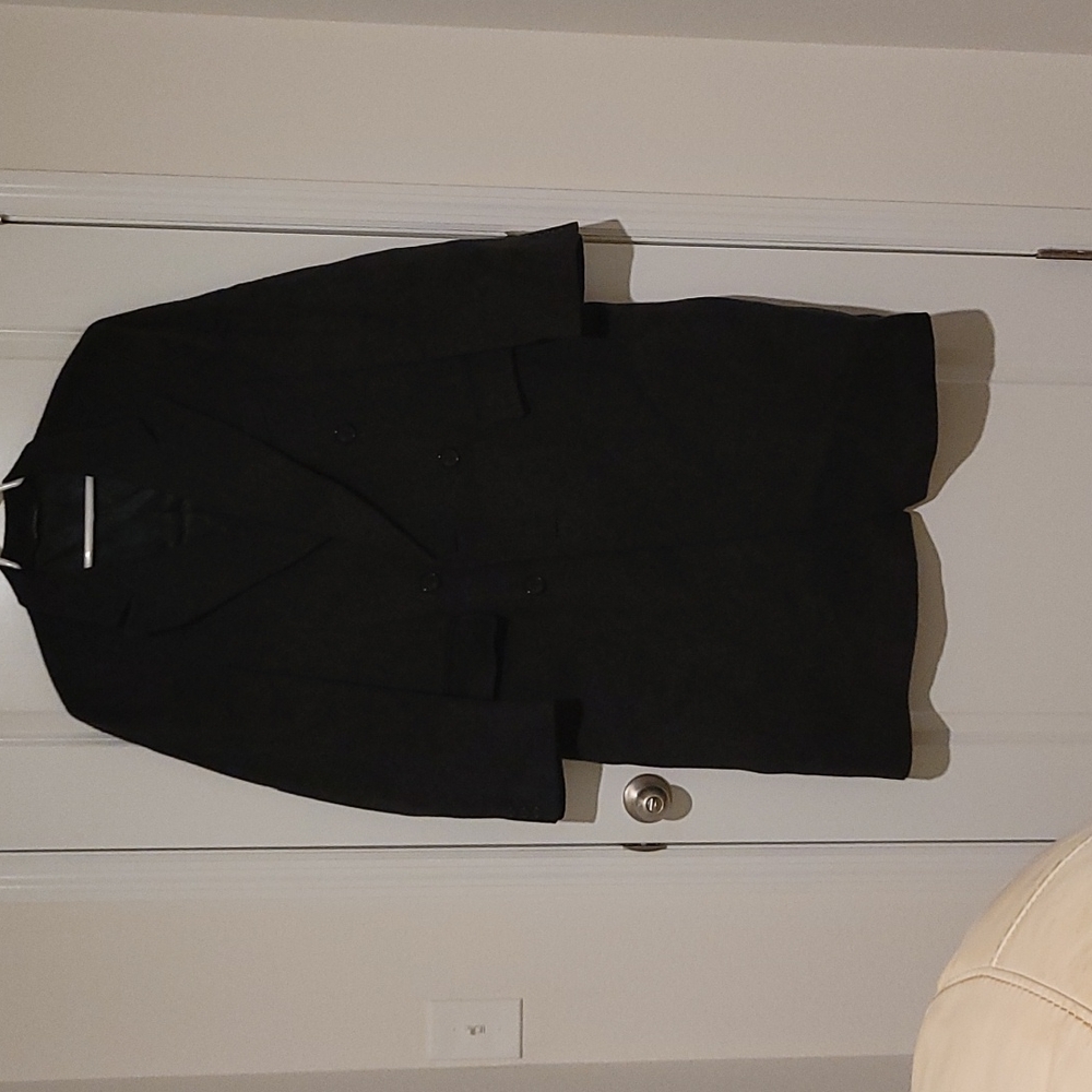 Dark grey pea coat